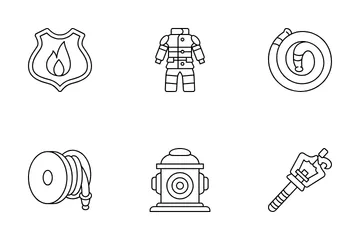 Fire Fighter Icon Pack