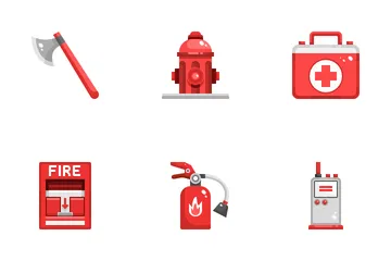 Fire Fighter Icon Pack