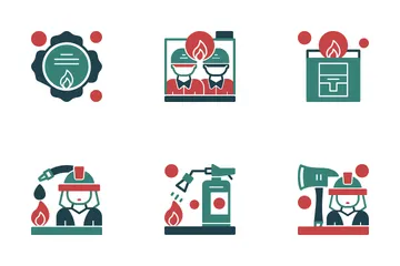 Fire Fighter Icon Pack