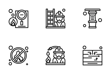 Fire Fighter Icon Pack