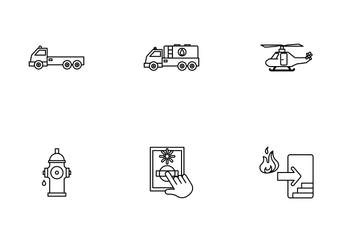 Fire Fighting Icon Pack