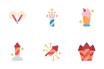 Fireworks Festival Icon Pack