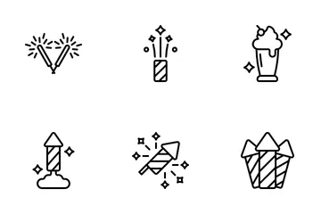 Fireworks Festival Icon Pack