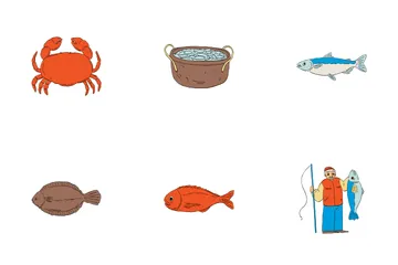 Fish Market Icon Pack