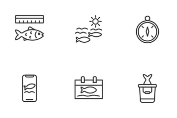 Fishing Activity Icon Pack