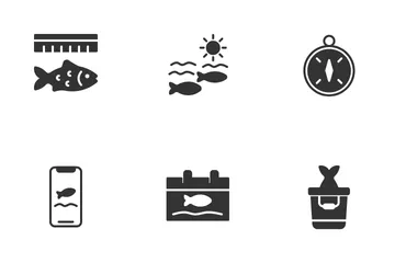 Fishing Activity Icon Pack