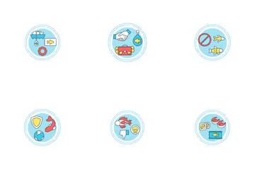 Fishing Industry Concept Icon Pack