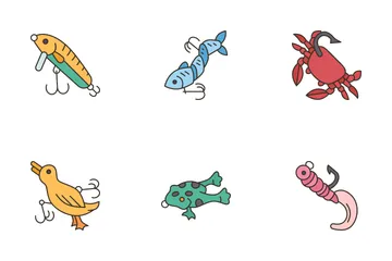 Fishing Lures Icon Pack