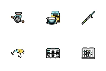 Fishing Shop Products Icon Pack