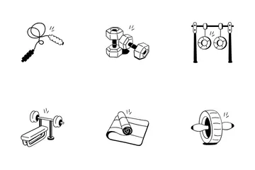 Fitness And Exercise Icon Pack