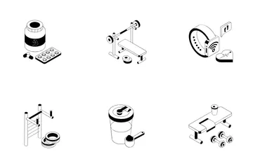 Fitness And Exercise Icon Pack