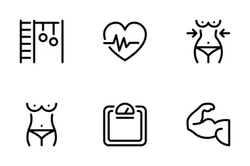 Fitness And Gym Icon Pack