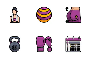 Fitness And Gym Icon Pack