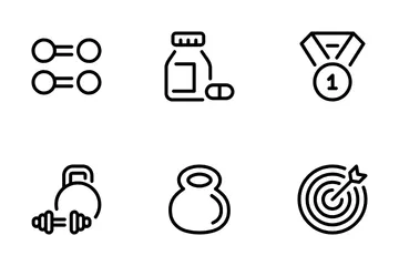 Fitness And Gym Icon Pack