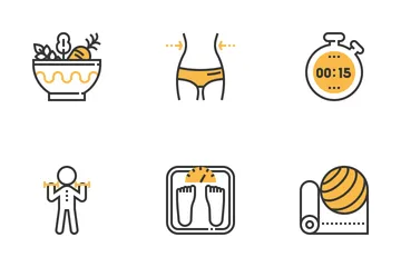 Fitness And Health Icon Pack