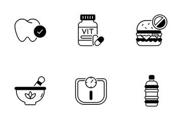 Fitness And Wellness Icon Pack