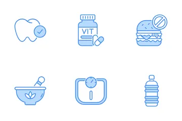 Fitness And Wellness Icon Pack