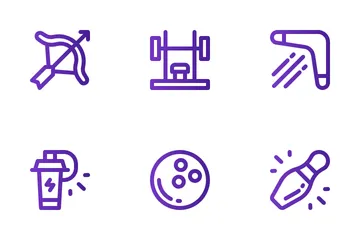 Fitness e esporte Icon Pack