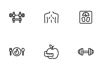 Fitness Gym Icon Pack