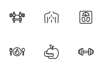 Fitness Gym Icon Pack