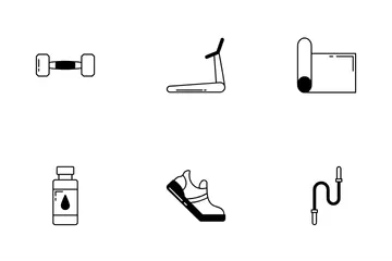 Fitness Pacote de Ícones