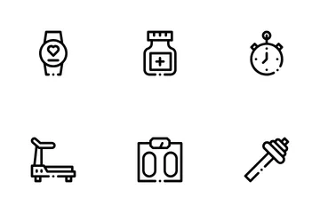 Fitness Icons Icon Pack