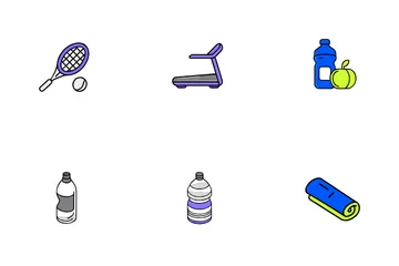 Fitness Party 6 Icon Pack