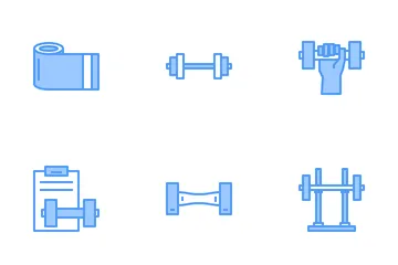 Fitnessstudio Symbolpack