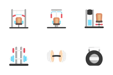 Fitnessstudio Symbolpack