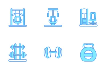 Fitnessstudio Symbolpack