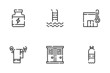 Fitnessraum 2 Symbolpack