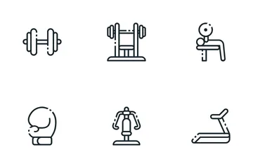 Fitnessstudio Symbolpack