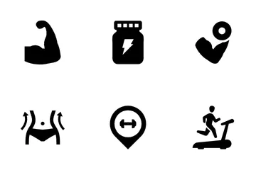 Fitnessstudio Symbolpack