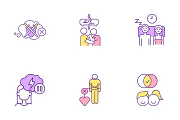 Fixing A Relationship And Marriage Icon Pack