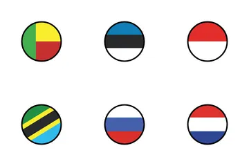 Flaggen der Welt Symbolpack