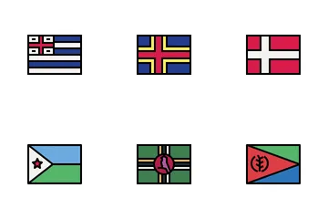 Flags 1 Icon Pack