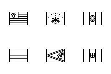 Flags 5 Icon Pack