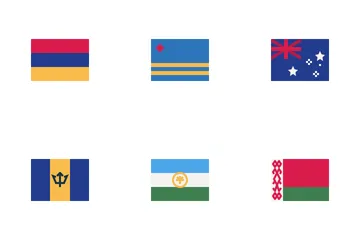 Flags 8 Icon Pack