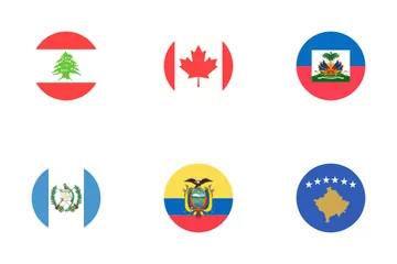 Flags Vol-3 Icon Pack