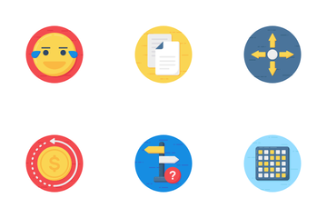 Flat Colorful Icons 5 Icon Pack