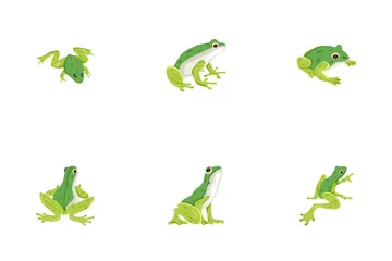 Flat Frog Icon Pack