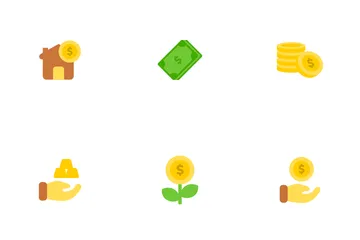 Flat Investment Icon Pack