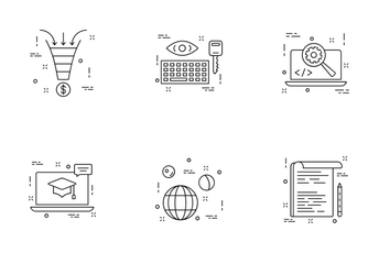 Flat Line Icons Icon Pack