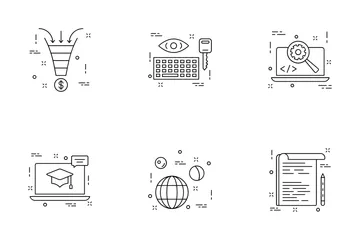 Flat Line Icons Icon Pack