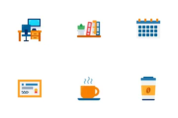 Flat Workplace Icon Pack