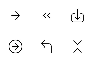 Setas; flechas Pacote de Ícones