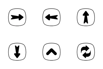Setas; flechas Pacote de Ícones
