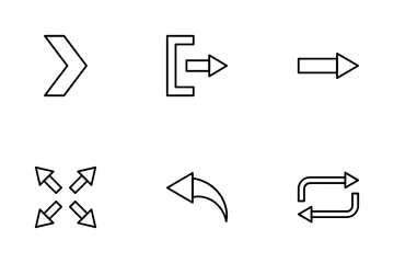 Setas; flechas Pacote de Ícones