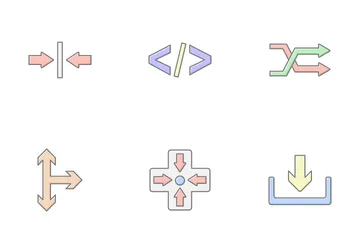 Setas; flechas Pacote de Ícones