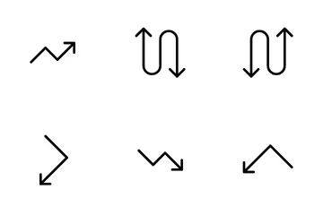 Flechas / Dirección Paquete de Iconos